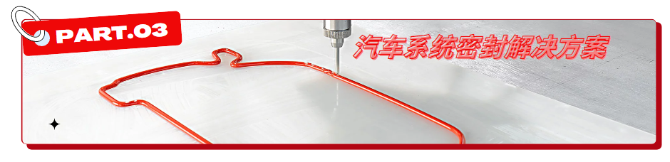 汽车系统密封用胶解决方案