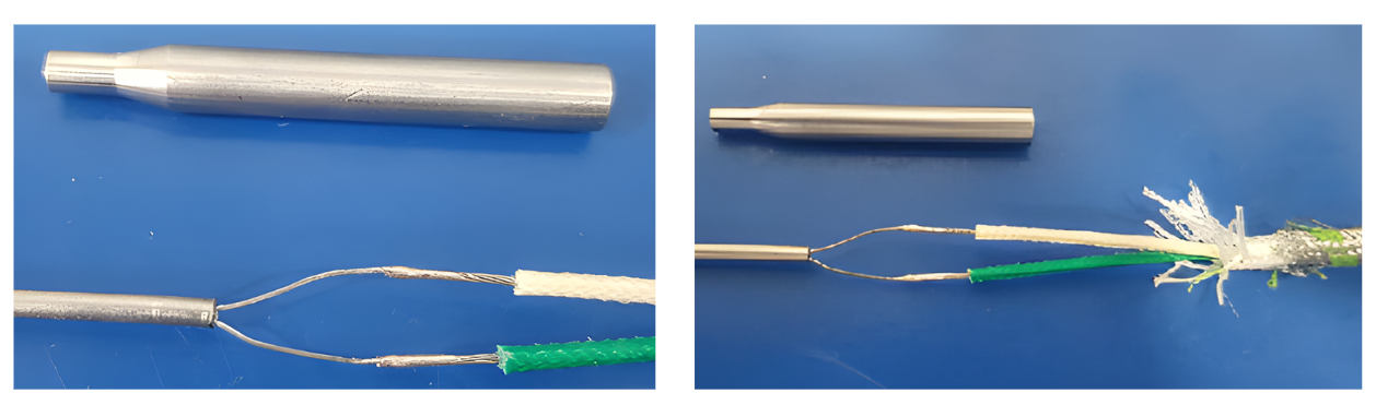 热电偶内部绝缘导线粘接密封