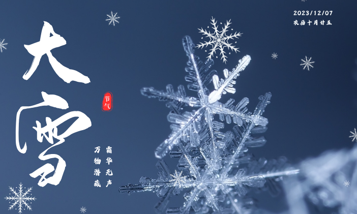 「今日大雪 」 大雪满初晨，开门万象新