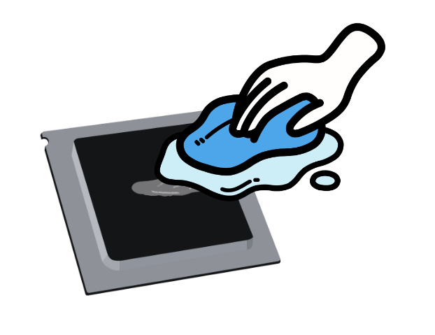 导热膏涂抹 导热膏涂抹