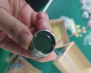 温度传感器及尾部线束灌封