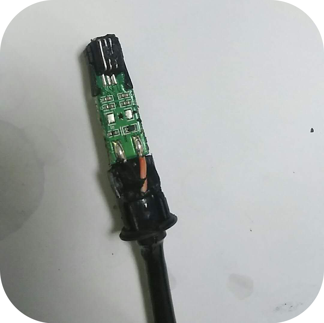 温度传感器PA66槽内灌封 温度传感器PA66槽内灌封